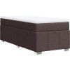 Box spring postel s matrací 90x200 cm textil [3285442] (Barva Světle šedá)