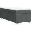 Box spring postel s matrací 90x200 cm textil [3285442] (Barva Světle šedá)