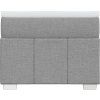 Box spring postel s matrací 90x200 cm textil [3285442] (Barva Světle šedá)