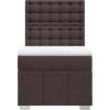Box spring postel s matrací 90x200 cm textil [3291570] (Barva Krémová)