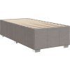 Box spring postel s matrací 90x200 cm textil [3293866] (Barva Tmavě šedá)
