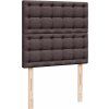 Box spring postel s matrací 90x200 cm textil [3293866] (Barva Tmavě šedá)