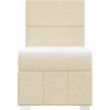 Box spring postel s matrací 90x200 cm textil [3293845] (Barva Tmavě šedá)