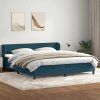 Postel Box Spring s matracemi 180x220 cm samet [3317411] (Barva Černá)