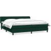 Postel Box Spring s matracemi 180x220 cm samet [3317411] (Barva Černá)