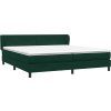 Postel Box Spring s matracemi 180x220 cm samet [3317411] (Barva Černá)