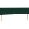 Postel Box Spring s matracemi 180x220 cm samet [3317411] (Barva Černá)