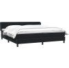 Postel Box Spring s matracemi 180x220 cm samet [3317411] (Barva Černá)