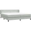 Postel Box Spring s matracemi 180x220 cm samet [3317411] (Barva Černá)