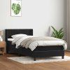 Box spring postel s matrací 90x220 cm samet [3318313] (Barva Tmavě moddrá)