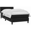 Box spring postel s matrací 90x220 cm samet [3318313] (Barva Tmavě moddrá)
