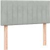 Box spring postel s matrací 90x220 cm samet [3318313] (Barva Tmavě moddrá)