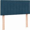 Box spring postel s matrací 90x220 cm samet [3318313] (Barva Tmavě moddrá)