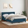 Box spring postel s matrací 140x220 cm samet [3318322] (Barva Tmavě šedá)