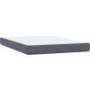 Box spring postel s matrací 140x220 cm samet [3318322] (Barva Tmavě šedá)