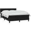 Box spring postel s matrací 140x220 cm samet [3318322] (Barva Tmavě šedá)