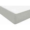Box spring postel s matrací a LED 90x210 cm samet [3317155] (Barva Tmavě moddrá)