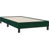 Box spring postel s matrací a LED 90x210 cm samet [3317155] (Barva Tmavě moddrá)