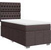 Box spring postel s matrací 90x200 cm textil [3291563] (Barva Krémová)