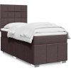 Box spring postel s matrací 90x200 cm textil [3291556] (Barva Krémová)