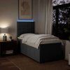 Box spring postel s matrací 90x200 cm textil [3293856] (Barva Krémová)