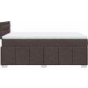 Box spring postel s matrací 120x200 cm textil [3287050] (Barva Tmavě šedá)