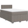 Box spring postel s matrací 120x200 cm textil [3287050] (Barva Tmavě šedá)