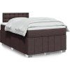 Box spring postel s matrací 120x200 cm textil [3287050] (Barva Tmavě šedá)