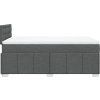 Box spring postel s matrací 120x200 cm textil [3287050] (Barva Tmavě šedá)