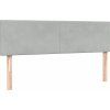Box spring postel s matrací 140x220 cm samet [3316738] (Barva Tmavě šedá)