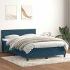 Box spring postel s matrací 140x220 cm samet [3316738] (Barva Tmavě šedá)
