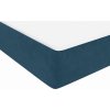 Box spring postel s matrací 80x210 cm samet [3317341] (Barva Tmavě moddrá)