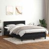Box spring postel s matrací 140x220 cm samet [3317122] (Barva Tmavě šedá)