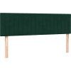 Box spring postel s matrací 140x220 cm samet [3317122] (Barva Tmavě šedá)