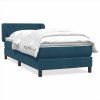 Box spring postel s matrací 90x210 cm samet [3317348] (Barva Růžová)
