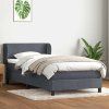 Box spring postel s matrací 90x210 cm samet [3317348] (Barva Růžová)