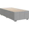 Box spring postel s matrací 90x200 cm textil [3289260] (Barva Černá)