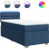 Box spring postel s matrací 90x200 cm textil [3289260] (Barva Černá)