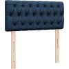 Box spring postel s matrací 90x200 cm textil [3289260] (Barva Černá)