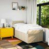 Box spring postel s matrací 90x200 cm textil [3289260] (Barva Černá)