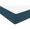 Box spring postel s matrací a LED 160x210 cm samet [3316695] (Barva Světle šedá)