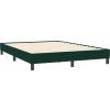 Box spring postel s matrací a LED 160x210 cm samet [3316695] (Barva Světle šedá)