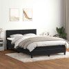 Box spring postel s matrací a LED 160x210 cm samet [3317084] (Barva Růžová)