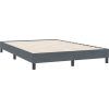 Box spring postel s matrací a LED 140x220 cm samet [3317219] (Barva Černá)
