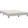 Box spring postel s matrací a LED 140x220 cm samet [3317219] (Barva Černá)