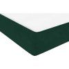 Box spring postel s matrací a LED 140x220 cm samet [3317219] (Barva Černá)