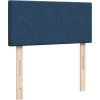Box spring postel s matrací 90x200 cm textil [3286944] (Barva Světle šedá)