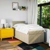 Box spring postel s matrací 90x200 cm textil [3286944] (Barva Světle šedá)
