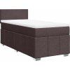 Box spring postel s matrací 90x200 cm textil [3286944] (Barva Světle šedá)