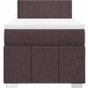 Box spring postel s matrací 90x200 cm textil [3286944] (Barva Světle šedá)